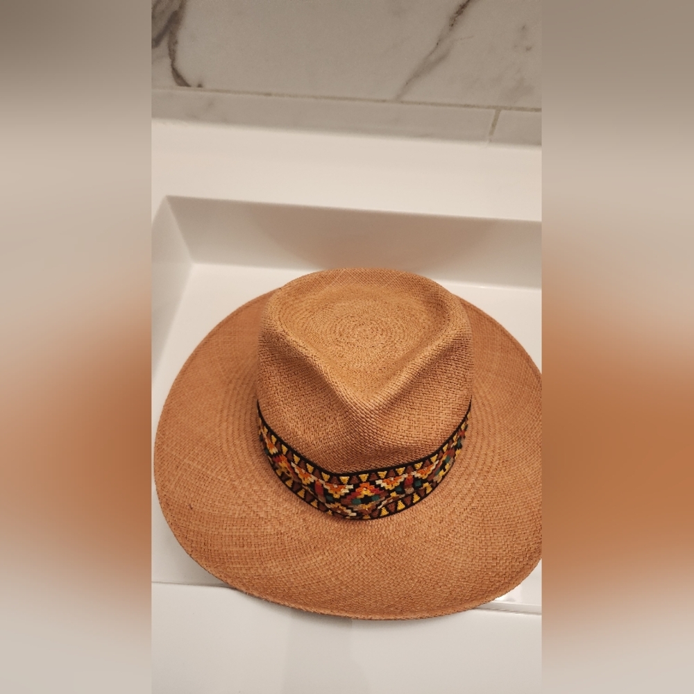 Rene Mantilla New York Straw Hat Size M - Picture 2 of 8